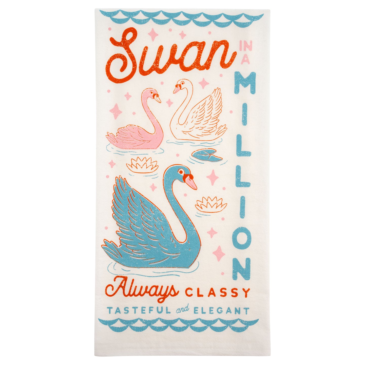 Swan Diner Tea Towel