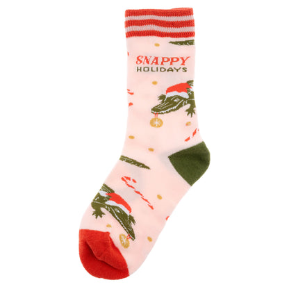 Alligator Holiday Socks