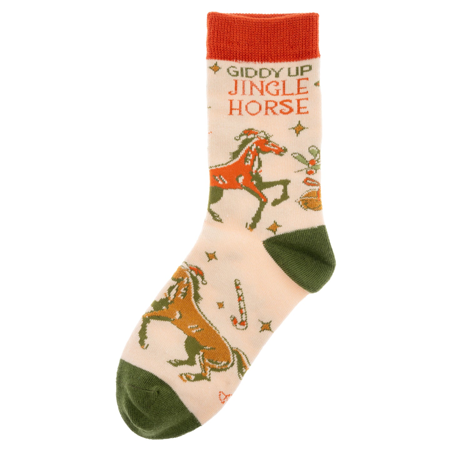 Jingle Horse Holiday Socks
