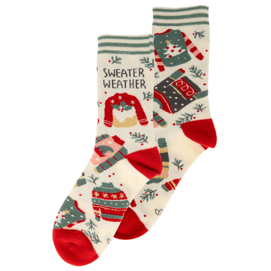 Sweater Holiday Socks