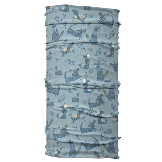 Blue Dog Wide Headband