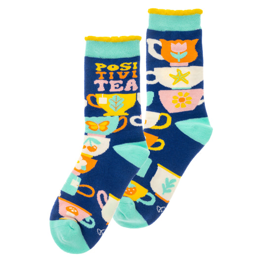 Teacups Crew Socks