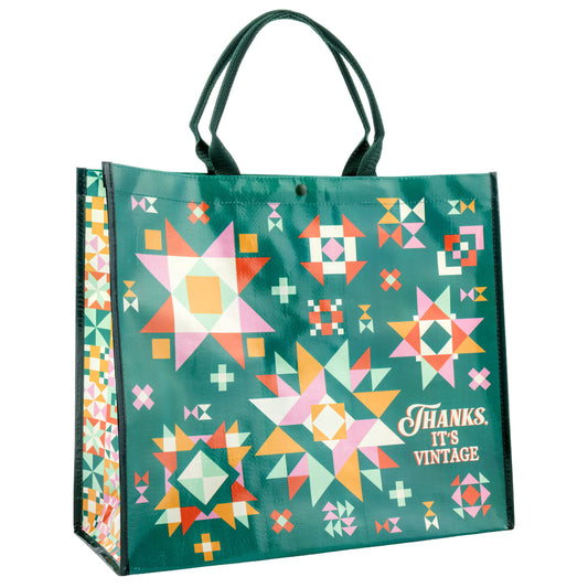 Quilt Blocks Large Tote