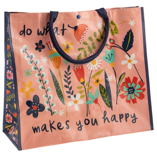 Makes You Happy Large Tote