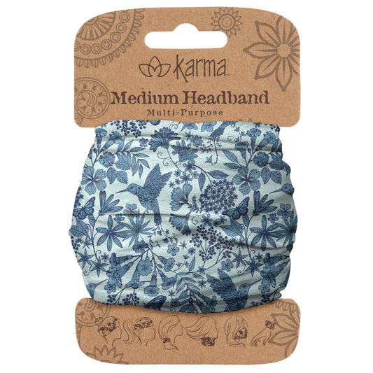 Hummingbird Medium Headband packaged view. 