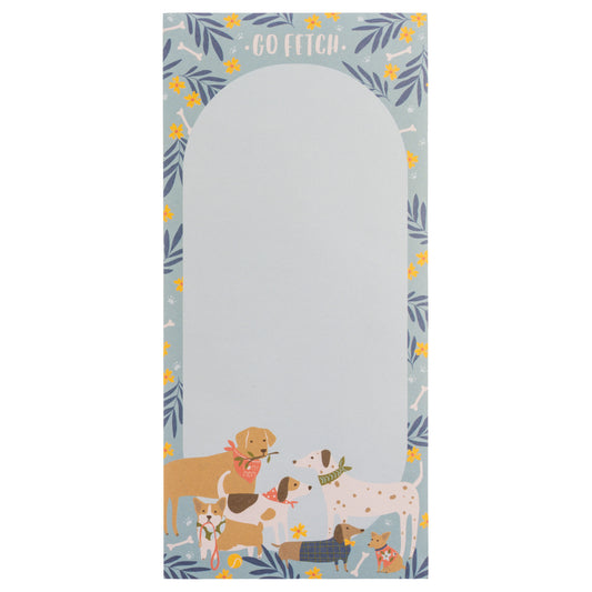 Dog Long Magnetic Notepad
