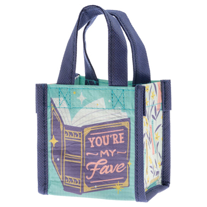 Books Recycled Tiny Gift Bag