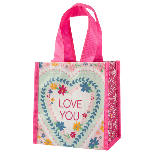 Love You Recycled Small Gift Bag