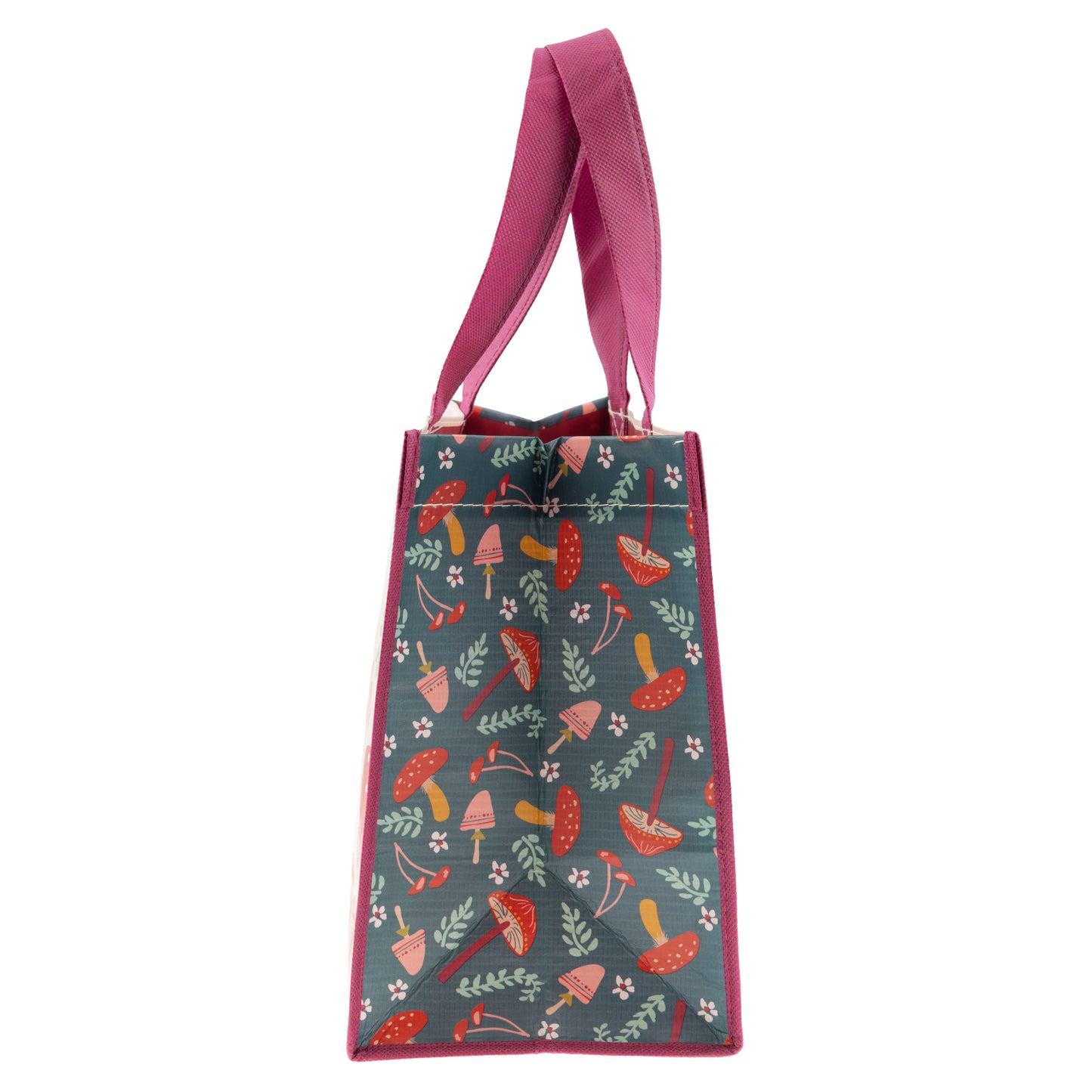 Mushroom Recycled Medium Gift Bag side view. 
