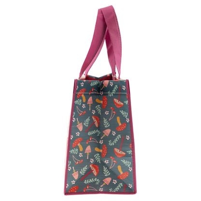 Mushroom Recycled Medium Gift Bag side view. 