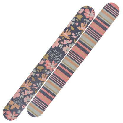 Navy Floral Emery Board