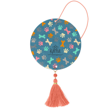 Dog Air Freshener back view. 