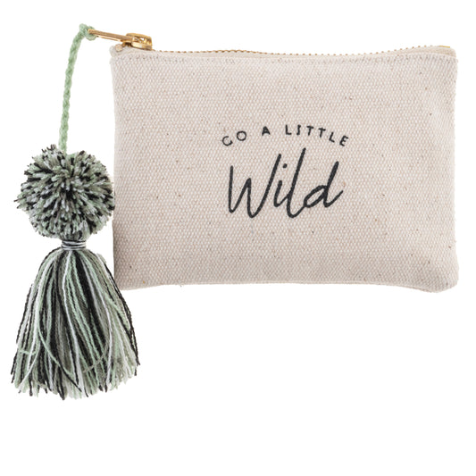 Wild Canvas Tassel Card Holder