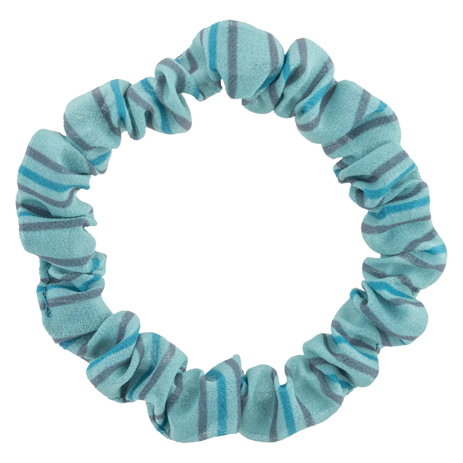 Wildflower Slim Scrunchies blue scrunchie view. 