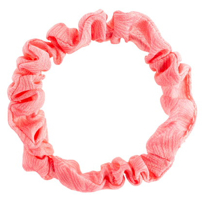 Botanical Slim Scrunchies pink scrunchie view. 