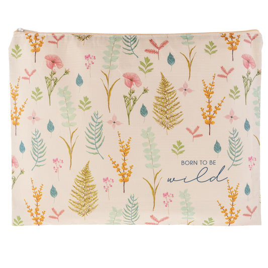 Pressed Floral Large Recycled Carry All