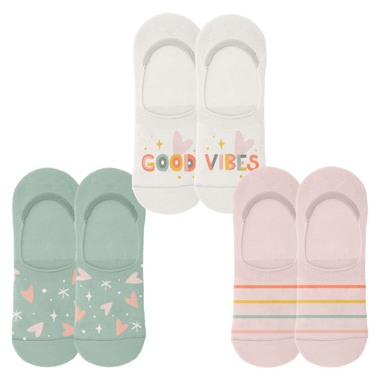 Good Vibes No Show Socks