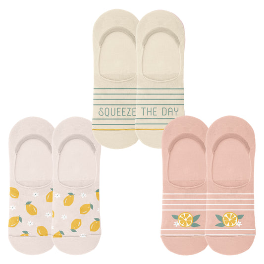 Lemon Squeezy No Show Socks