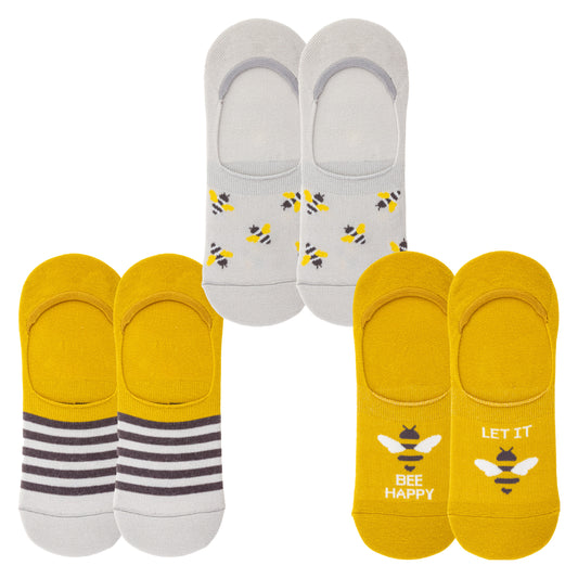 Bee No Show Socks