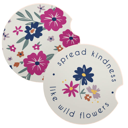 Spread Kindness Car Coasters