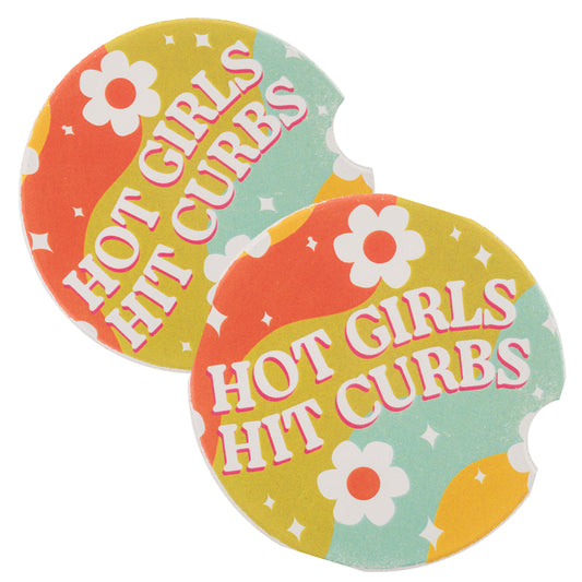 Hit Curbs Car Coasters