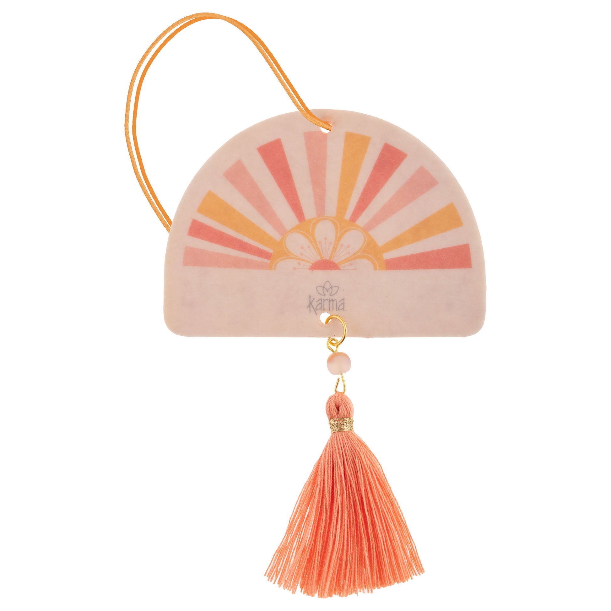 Sunshine Shaped Air Freshener back view. 