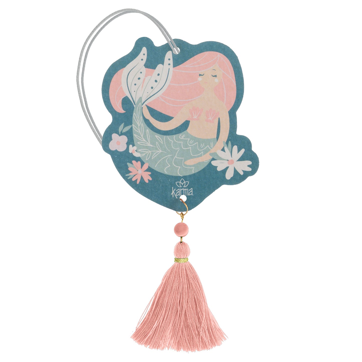 Mermaid Shaped Air Freshener back view. 