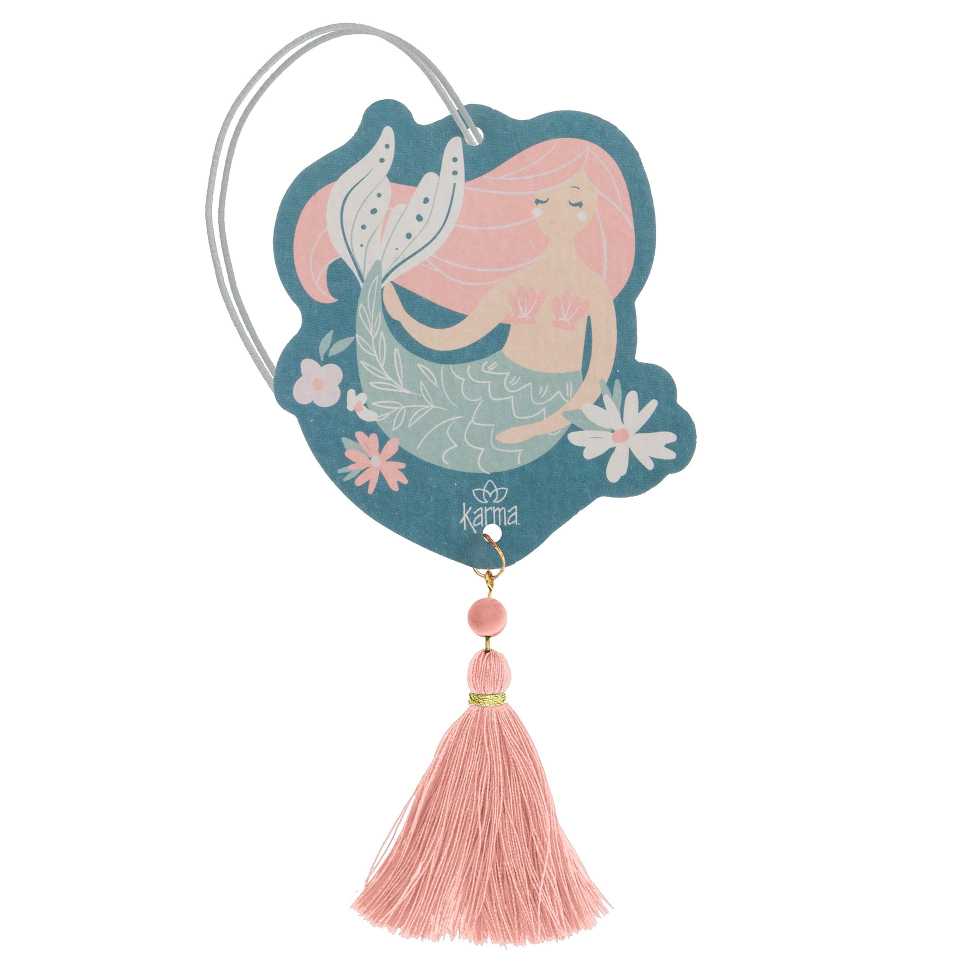 Mermaid Shaped Air Freshener back view. 