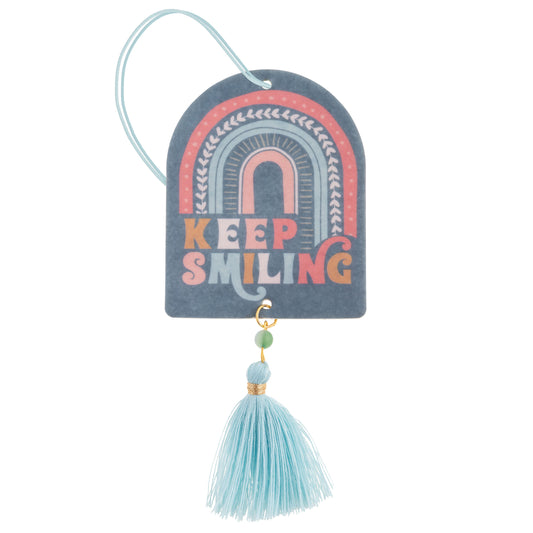 Keep Smiling Shaped Air Freshener