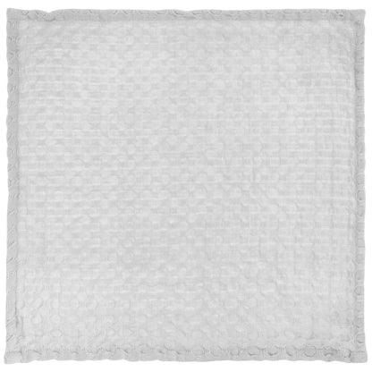 Home Waffle Weave Dishcloth Set With Canvas Holder light gray dishcloth view. 