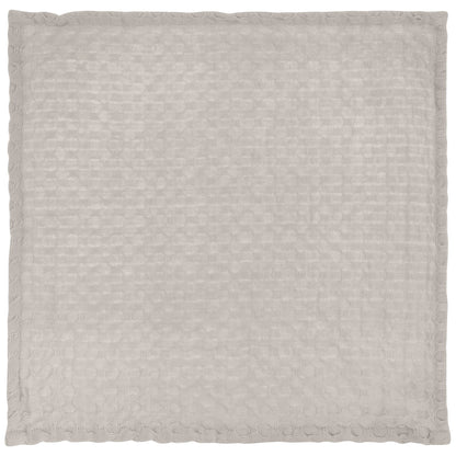 Home Waffle Weave Dishcloth Set With Canvas Holder light gray dishcloth view. 