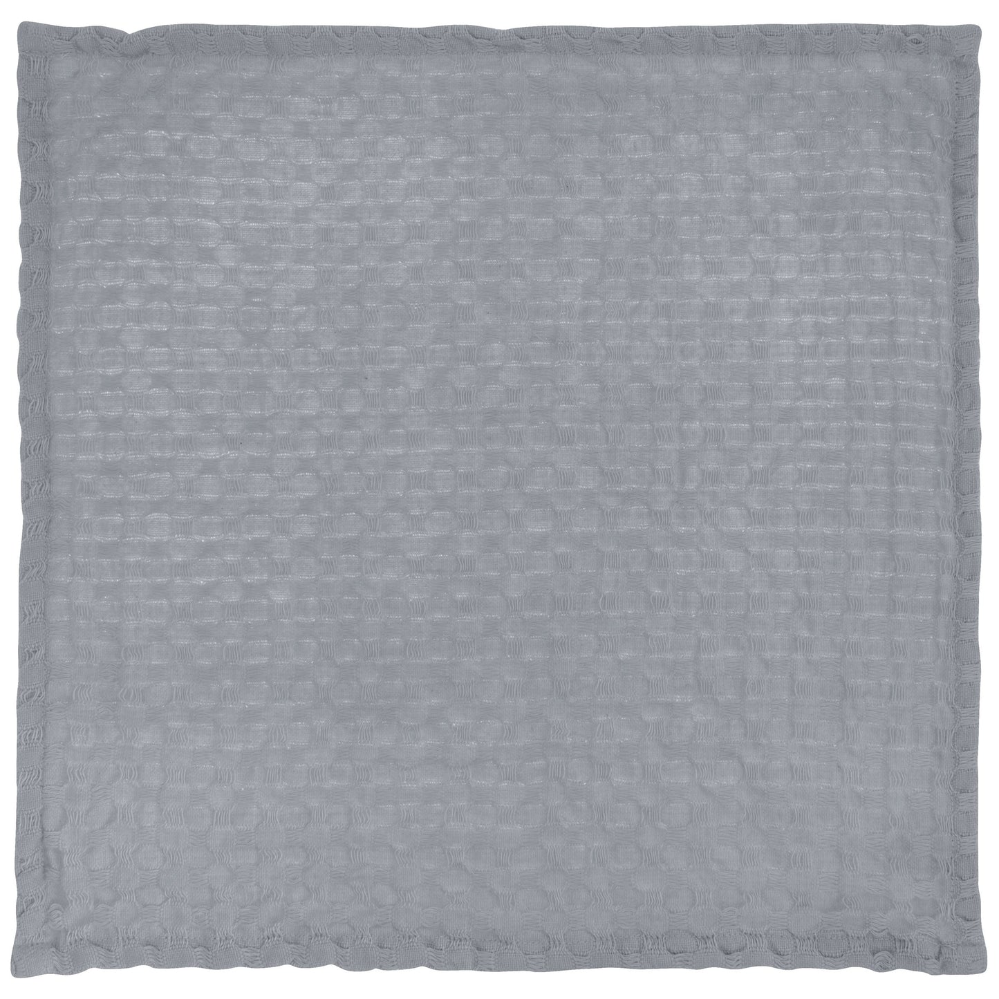 Home Waffle Weave Dishcloth Set With Canvas Holder gray dishcloth view. 