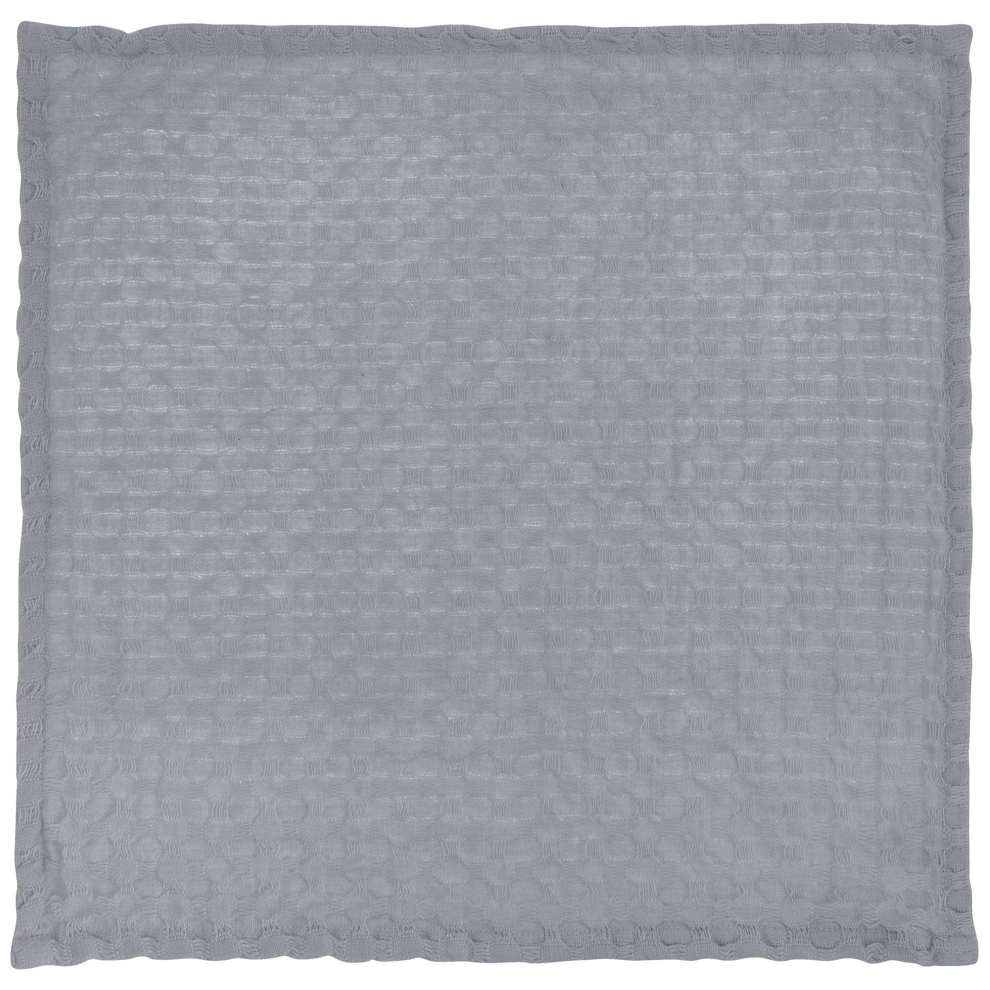 Home Waffle Weave Dishcloth Set With Canvas Holder gray dishcloth view. 