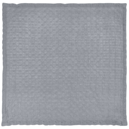 Home Waffle Weave Dishcloth Set With Canvas Holder gray dishcloth view. 