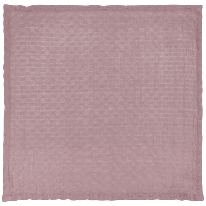 Happy Everything Waffle Weave Dishcloth Set With Canvas Holder purple dishcloth view. 