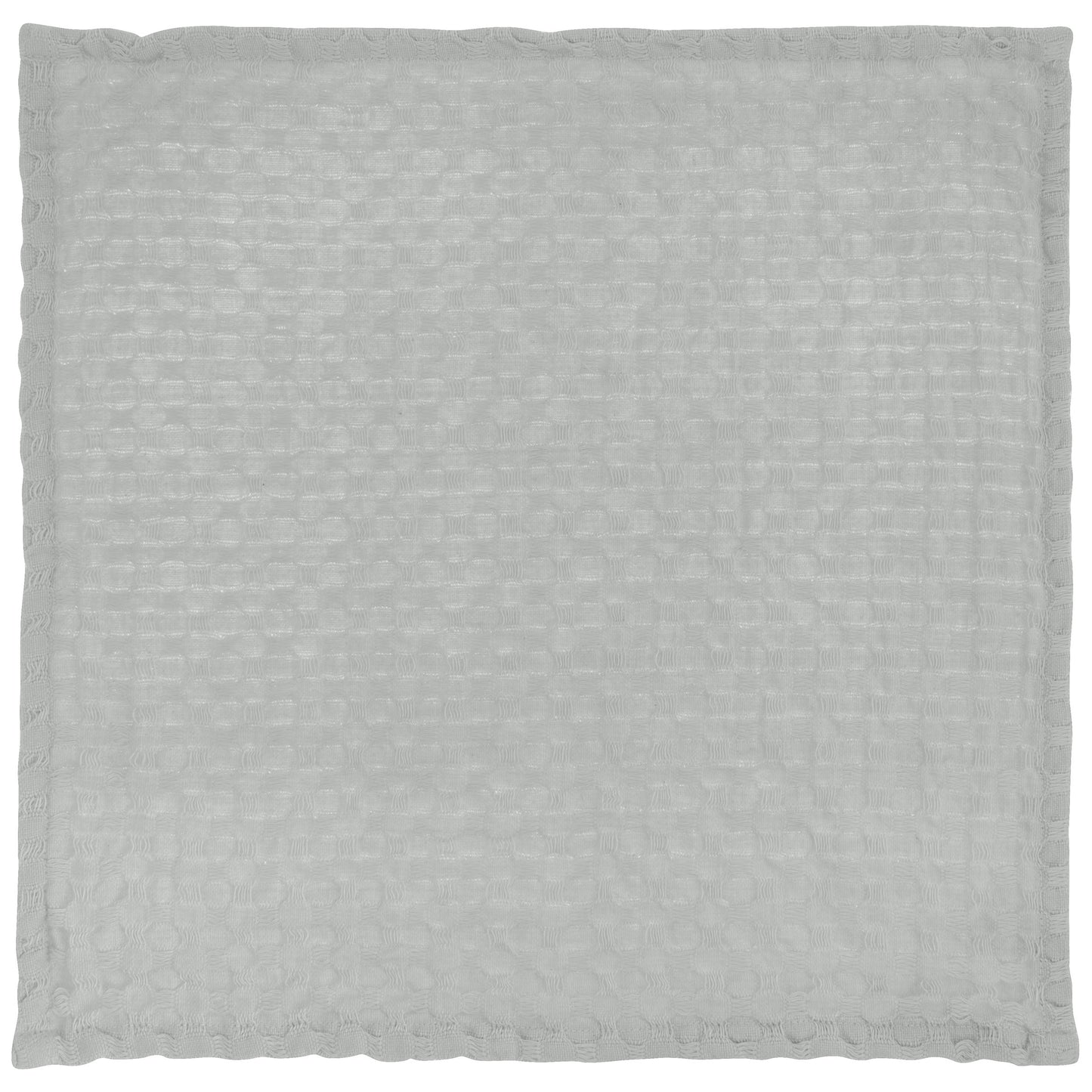 Happy Everything Waffle Weave Dishcloth Set With Canvas Holder gray dishcloth view. 