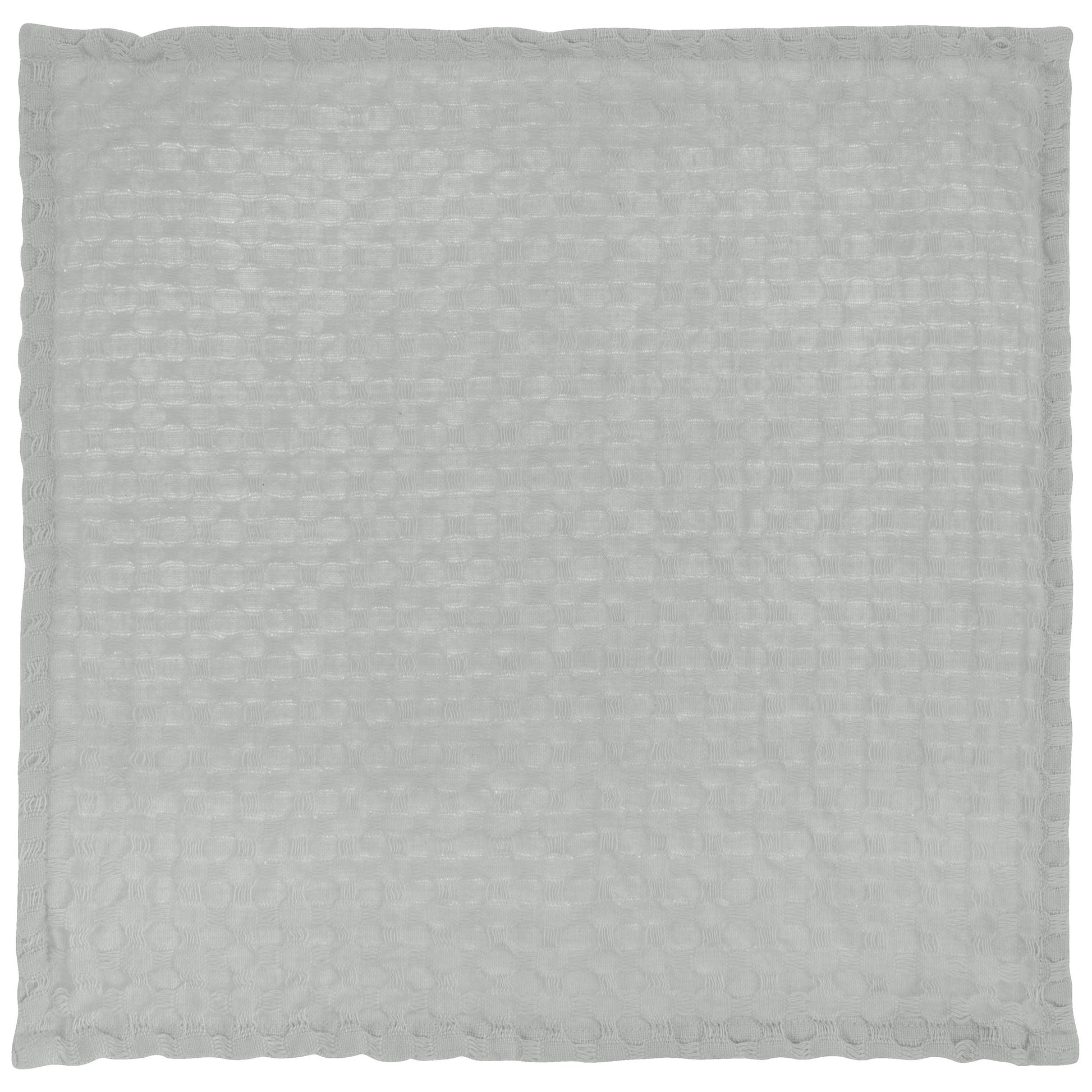 Happy Everything Waffle Weave Dishcloth Set With Canvas Holder gray dishcloth view. 