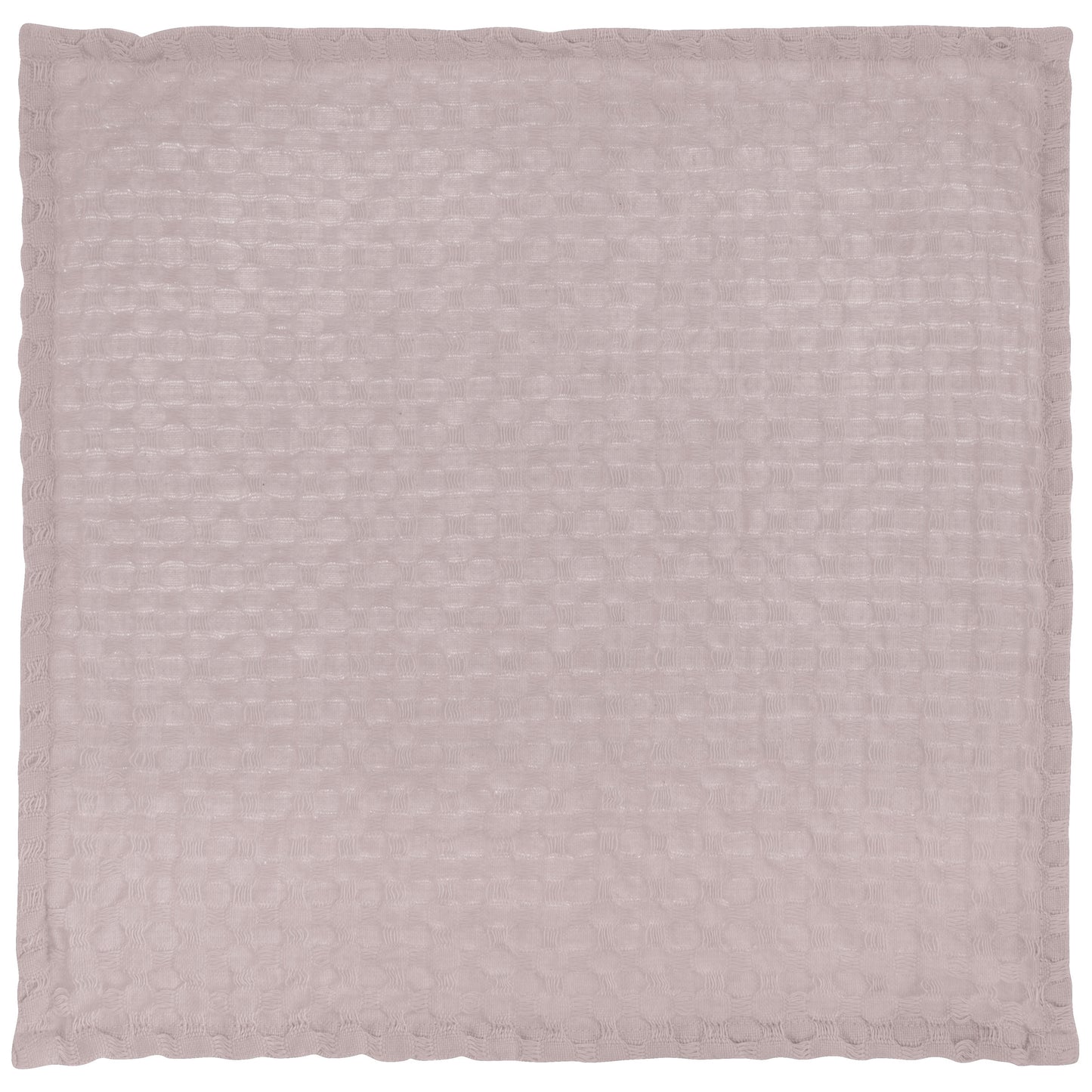 Happy Everything Waffle Weave Dishcloth Set With Canvas Holder pale purple dishcloth view. 