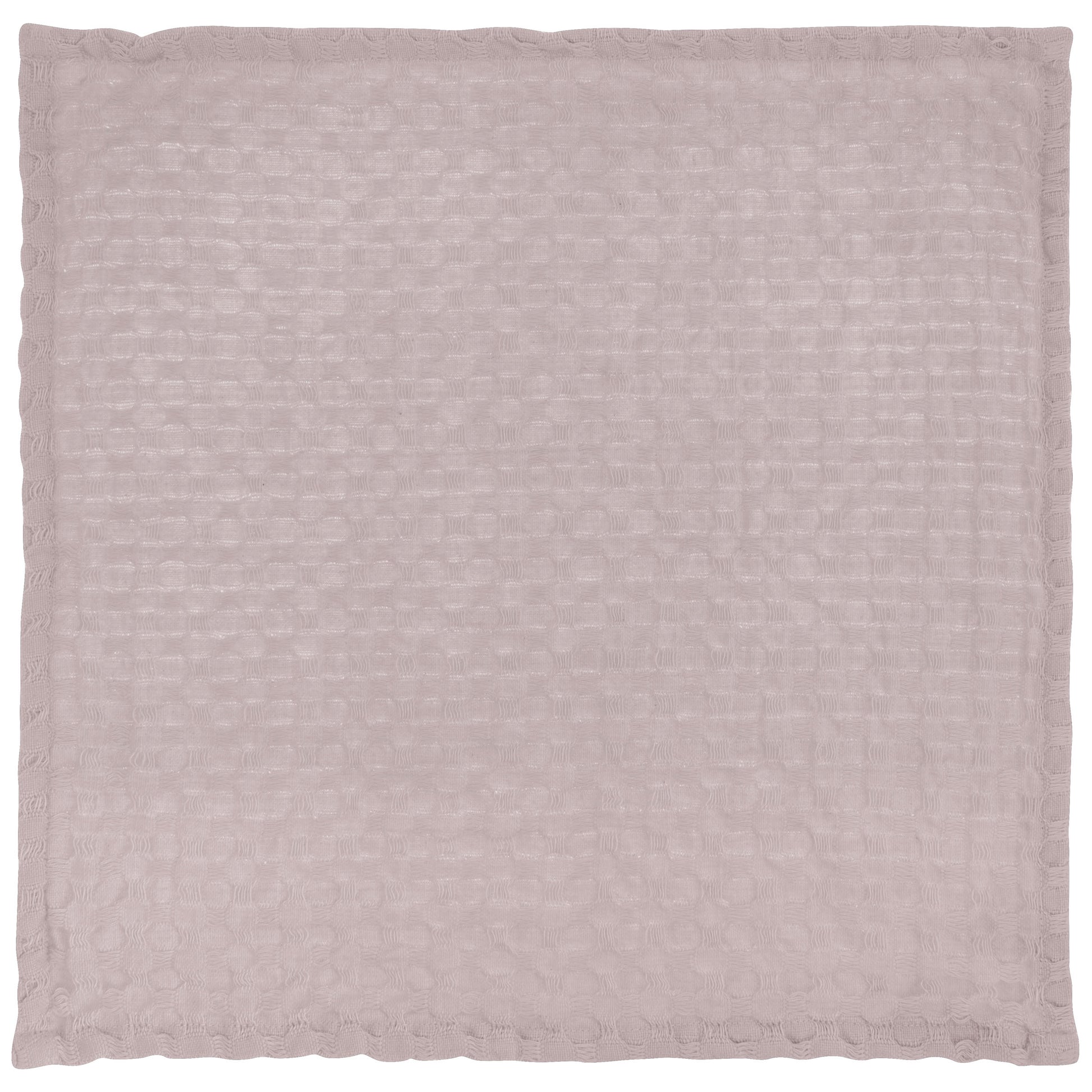 Happy Everything Waffle Weave Dishcloth Set With Canvas Holder pale purple dishcloth view. 