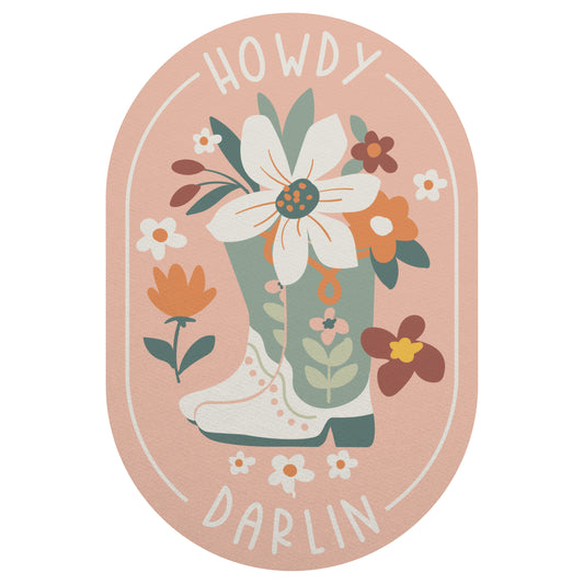 Howdy Darlin Sticker