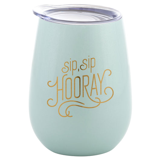 Sip Sip Hooray Stainless Steel Wine Tumbler