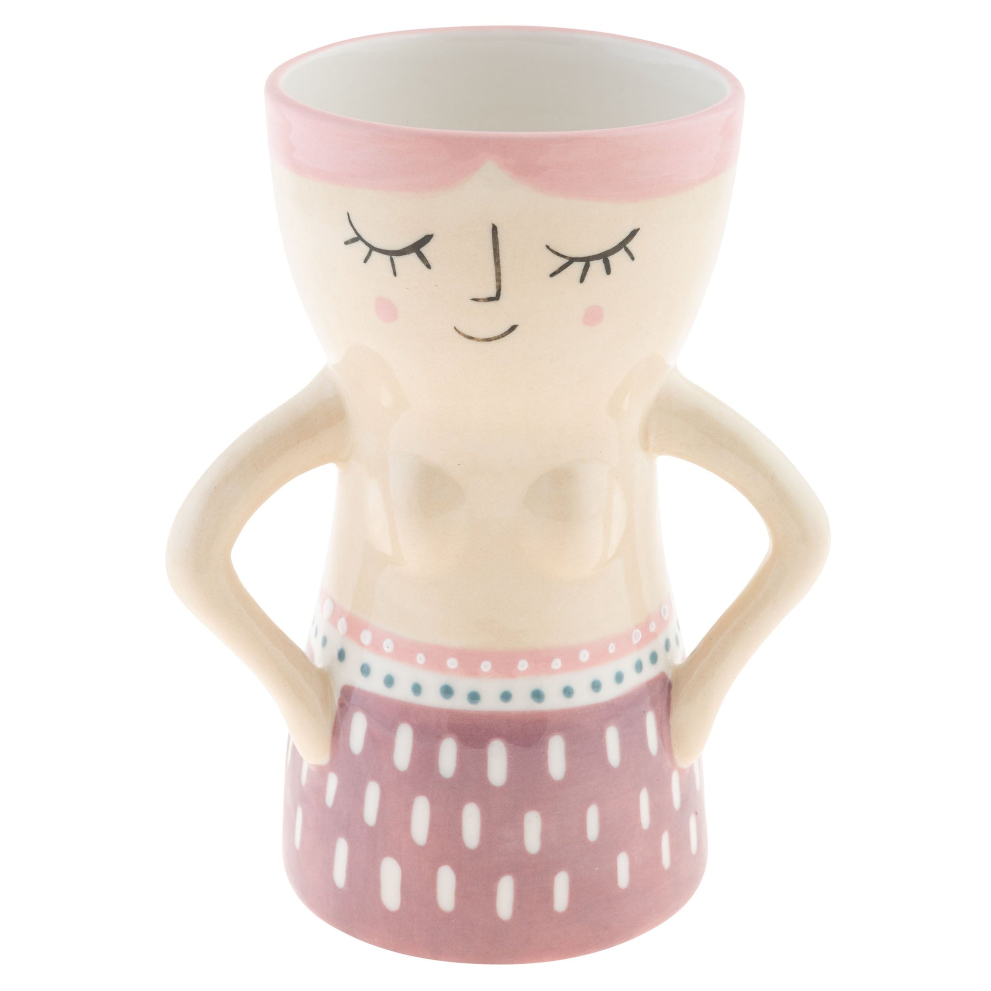 Lilac Reyna Busty Lady Vases