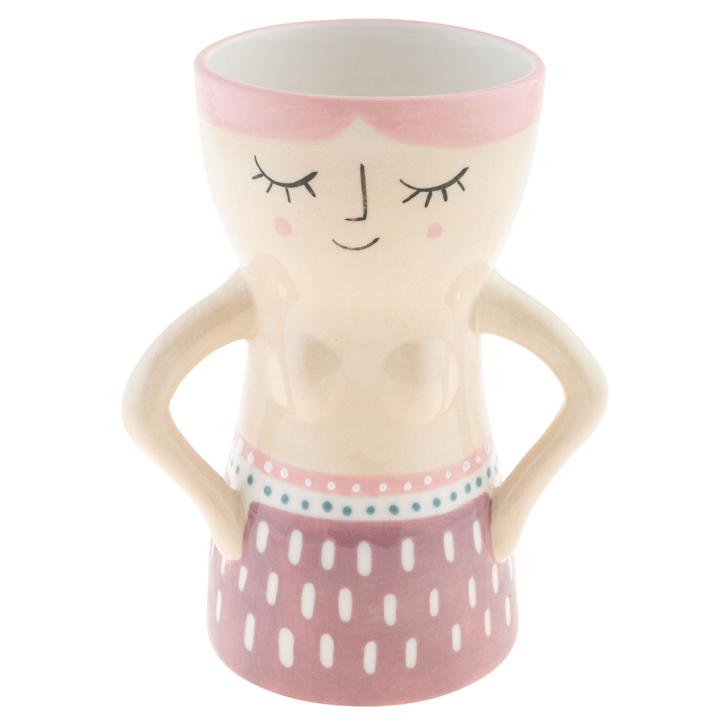 Lilac Reyna Busty Lady Vases