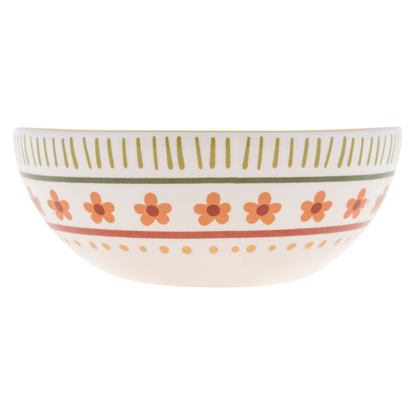 Hello Lovely Colorful Ring Bowl side view. 