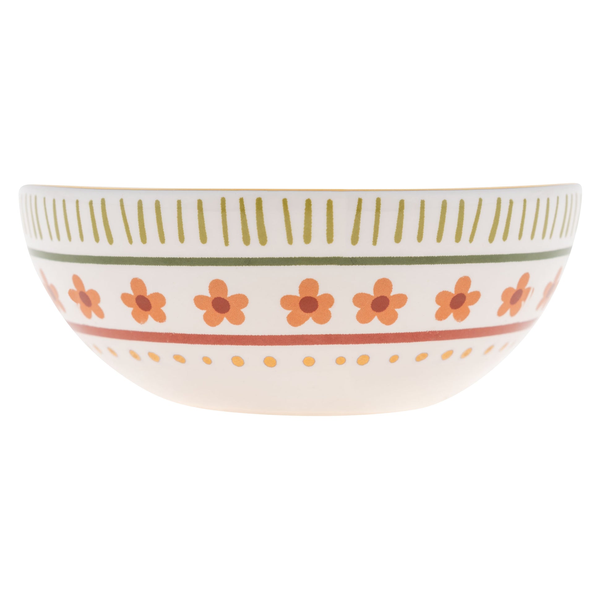 Hello Lovely Colorful Ring Bowl side view. 