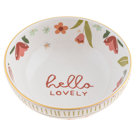 Hello Lovely Colorful Ring Bowl