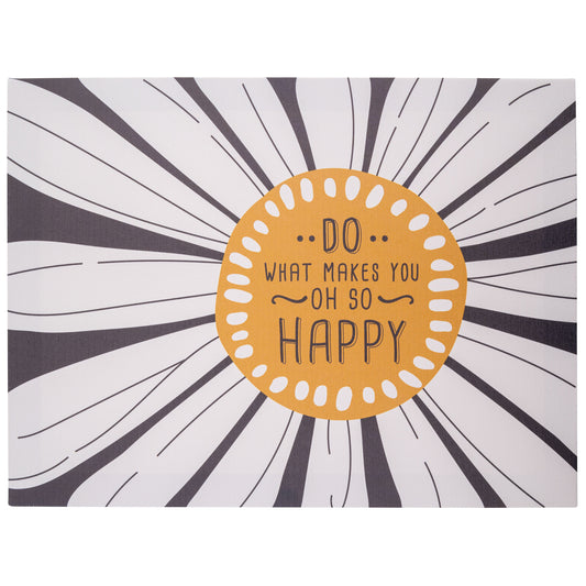 Oh So Happy 15.75 X 11.75 Canvas Wall Art