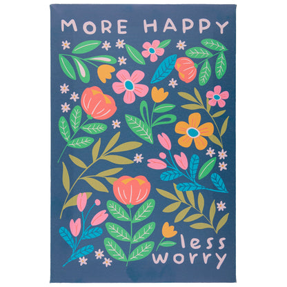 More Happy 11.75 X 7.75 Canvas Wall Art
