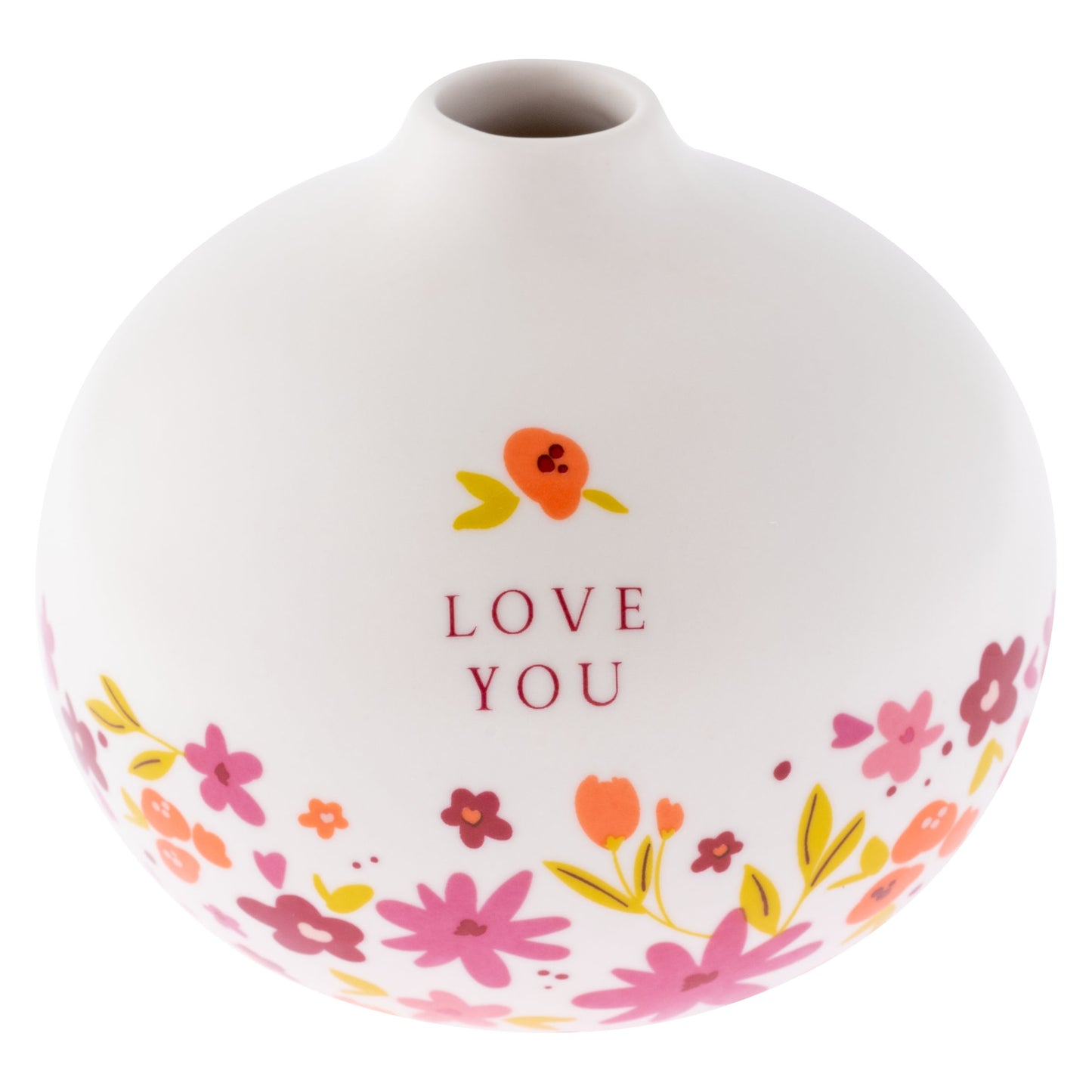 Love You Small Bud Vases