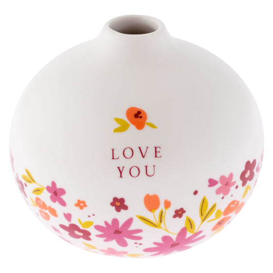 Love You Small Bud Vases